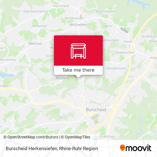 Burscheid Herkensiefen map