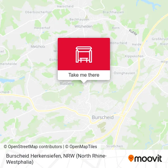 Burscheid Herkensiefen map