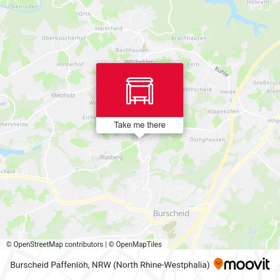 Карта Burscheid Paffenlöh