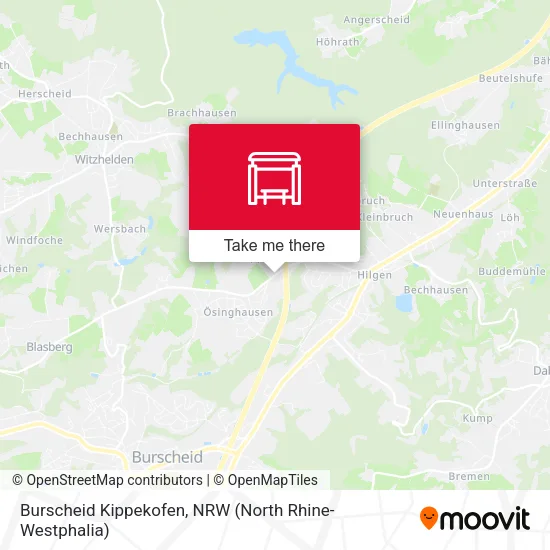 Карта Burscheid Kippekofen