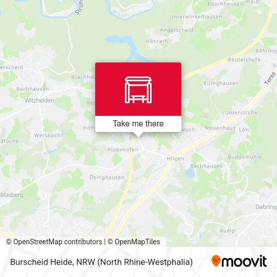 Карта Burscheid Heide