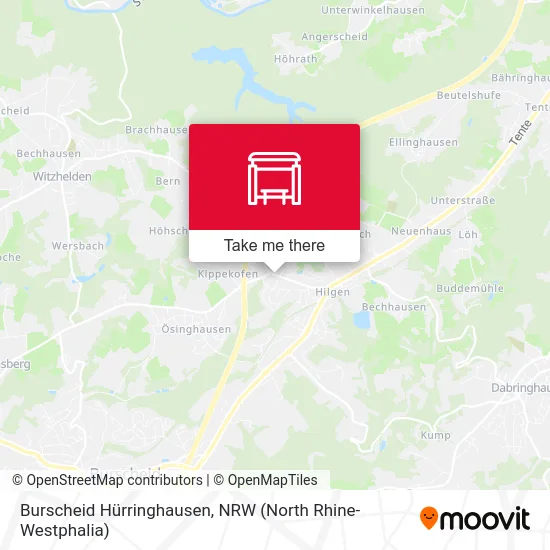 Burscheid Hürringhausen map