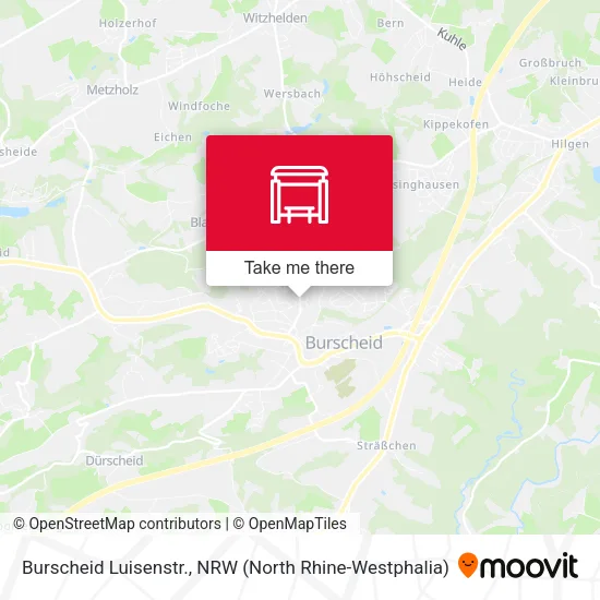Карта Burscheid Luisenstr.