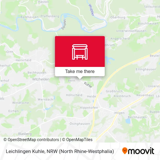 Карта Leichlingen Kuhle