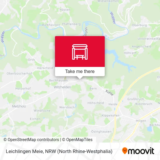 Карта Leichlingen Meie