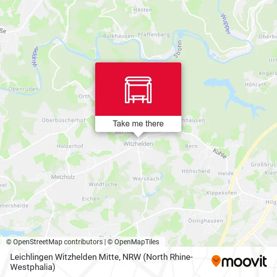 Карта Leichlingen Witzhelden Mitte