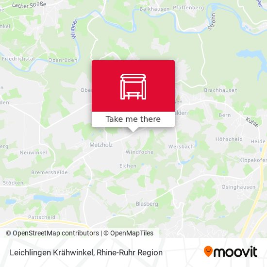 Leichlingen Krähwinkel map