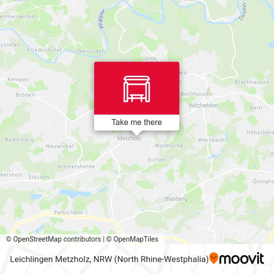 Карта Leichlingen Metzholz