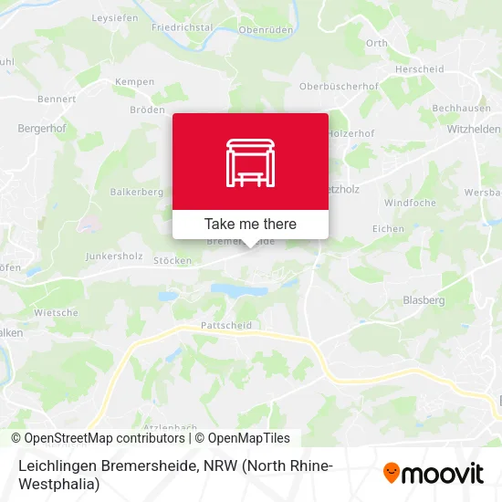 Карта Leichlingen Bremersheide