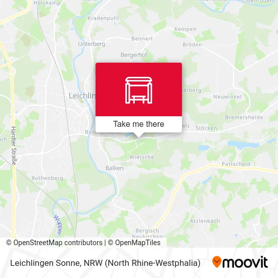 Leichlingen Sonne map