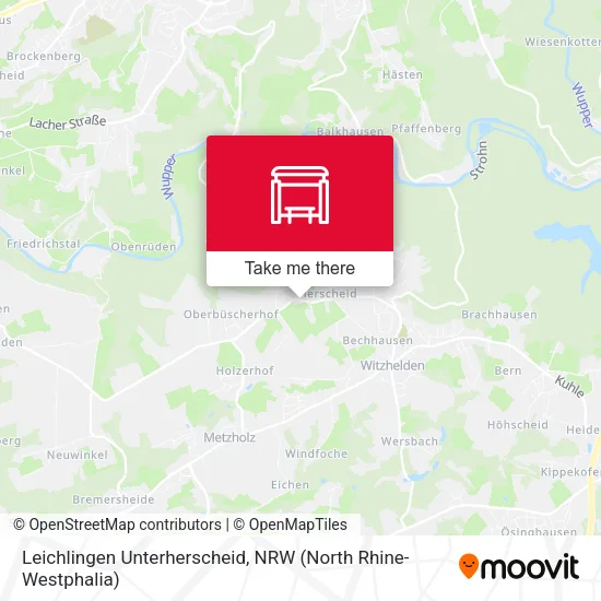 Карта Leichlingen Unterherscheid