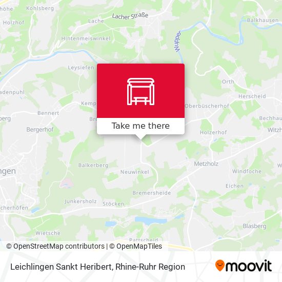 Leichlingen Sankt Heribert map