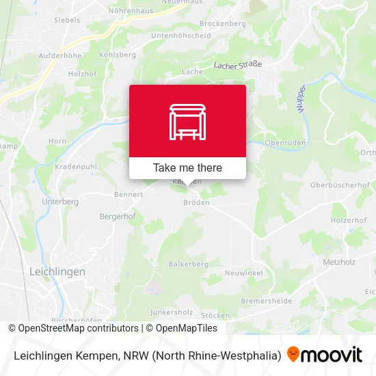 Карта Leichlingen Kempen