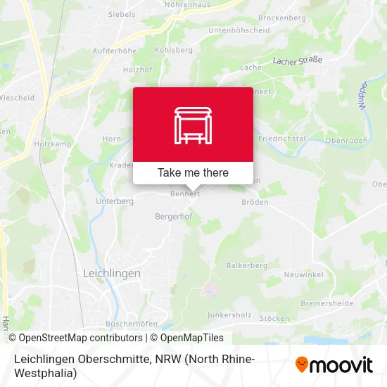 Карта Leichlingen Oberschmitte