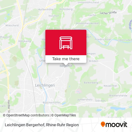 Leichlingen Bergerhof map