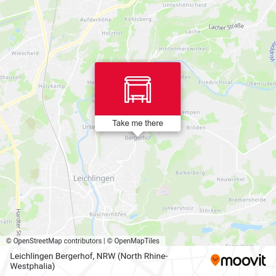 Leichlingen Bergerhof map