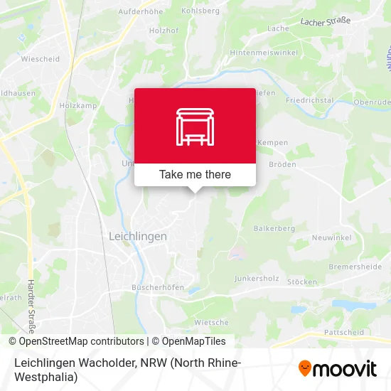 Leichlingen Wacholder map