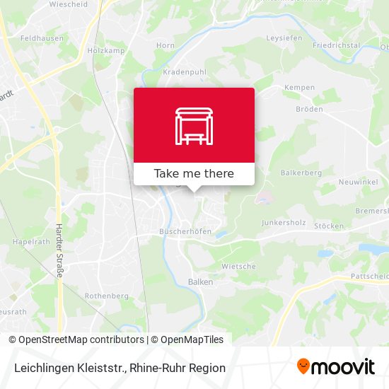 Leichlingen Kleiststr. map