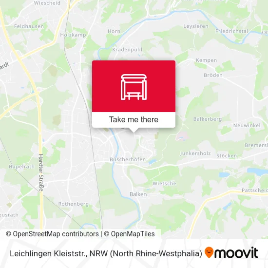 Leichlingen Kleiststr. map