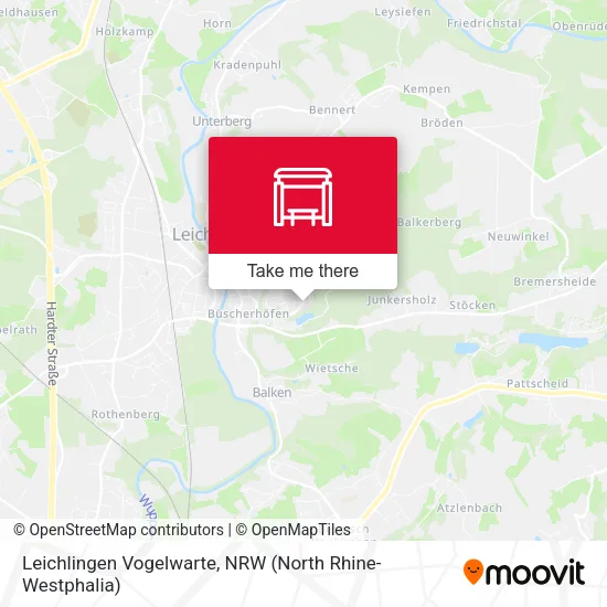 Карта Leichlingen Vogelwarte
