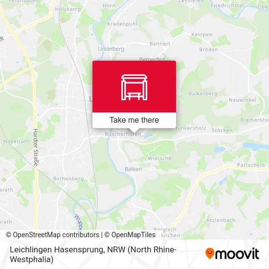 Карта Leichlingen Hasensprung
