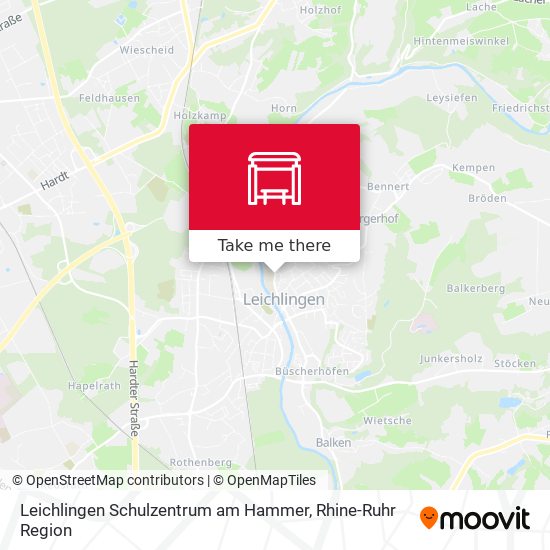 Leichlingen Schulzentrum am Hammer map