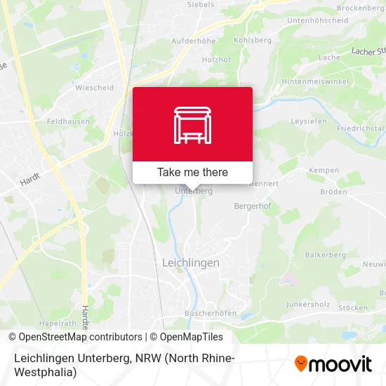 Карта Leichlingen Unterberg