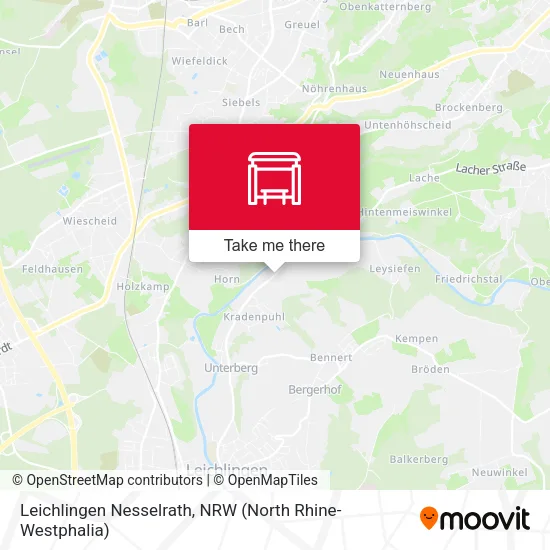Карта Leichlingen Nesselrath