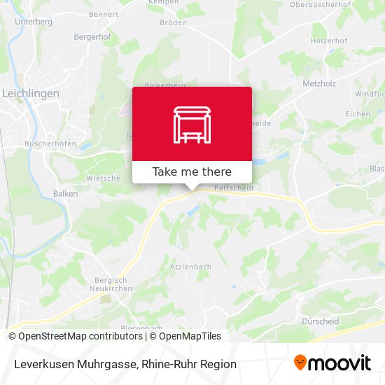 Leverkusen Muhrgasse map