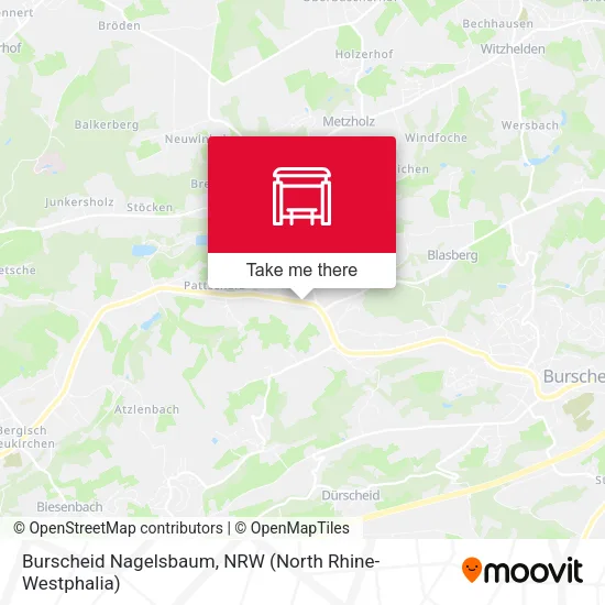 Карта Burscheid Nagelsbaum