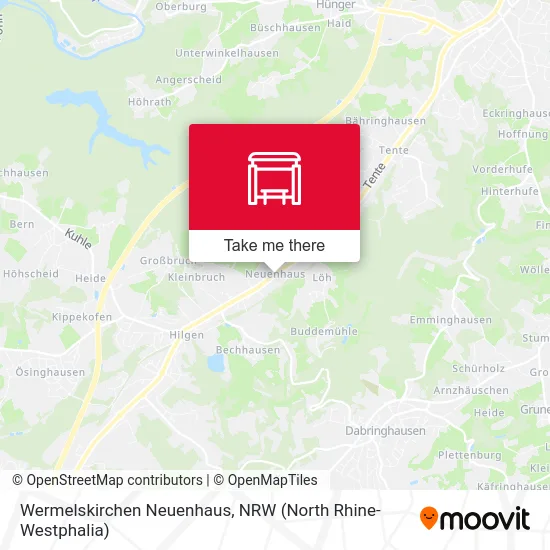 Wermelskirchen Neuenhaus map