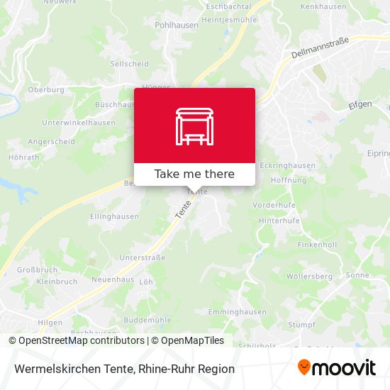 Wermelskirchen Tente map