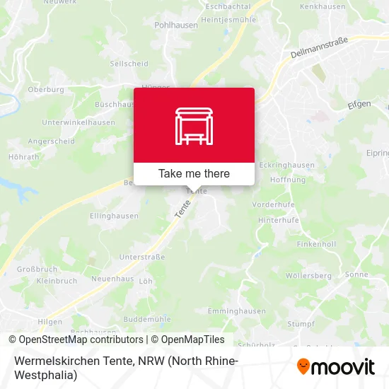 Wermelskirchen Tente map