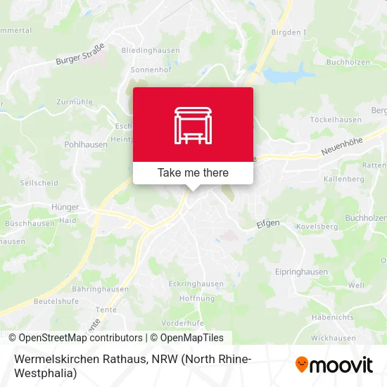 Карта Wermelskirchen Rathaus