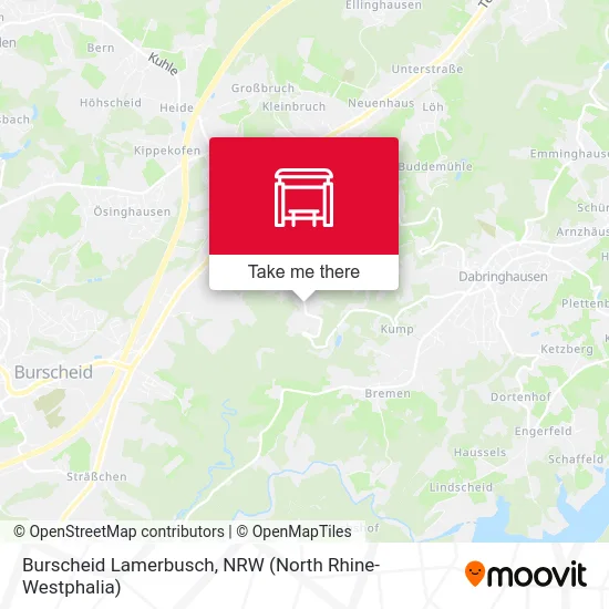 Burscheid Lamerbusch map