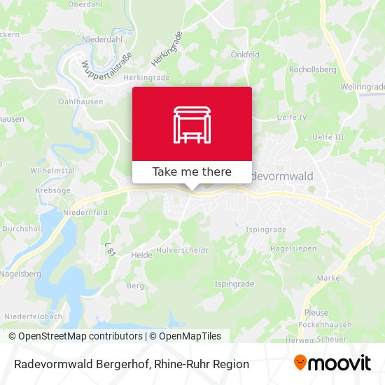 Radevormwald Bergerhof map