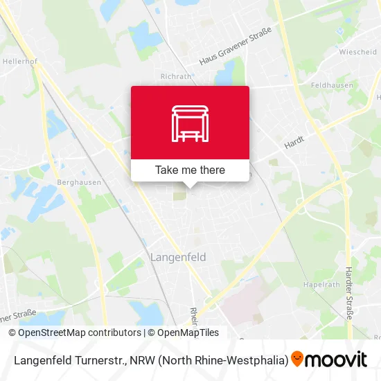 Карта Langenfeld Turnerstr.