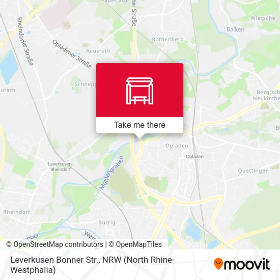 Карта Leverkusen Bonner Str.