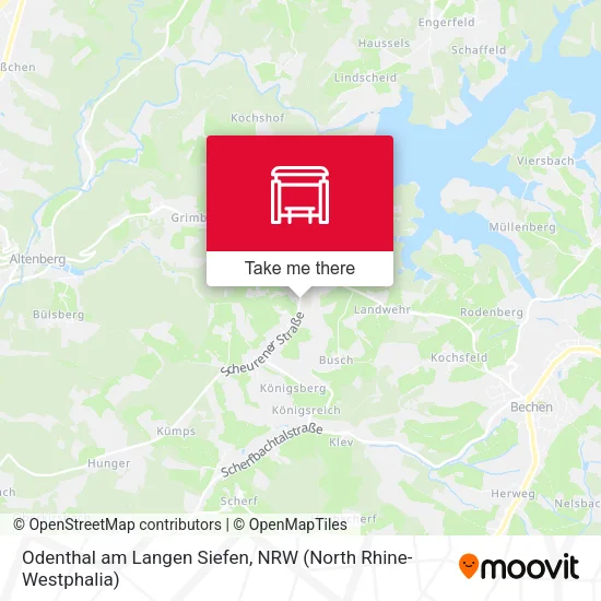 Карта Odenthal am Langen Siefen