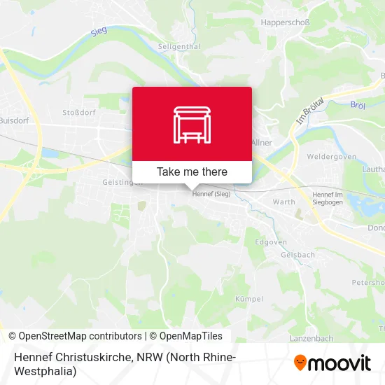 Карта Hennef Christuskirche