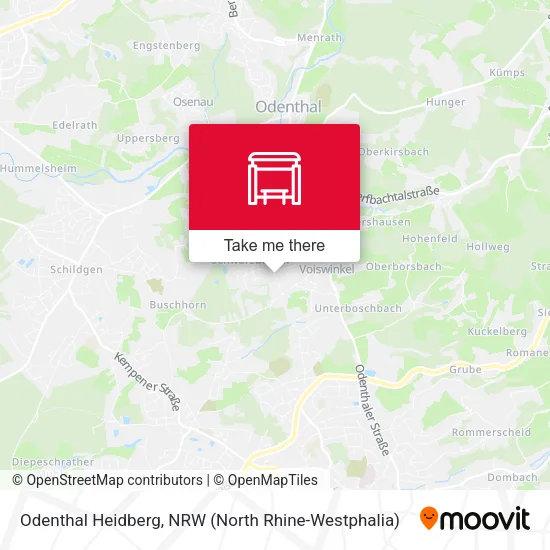Карта Odenthal Heidberg