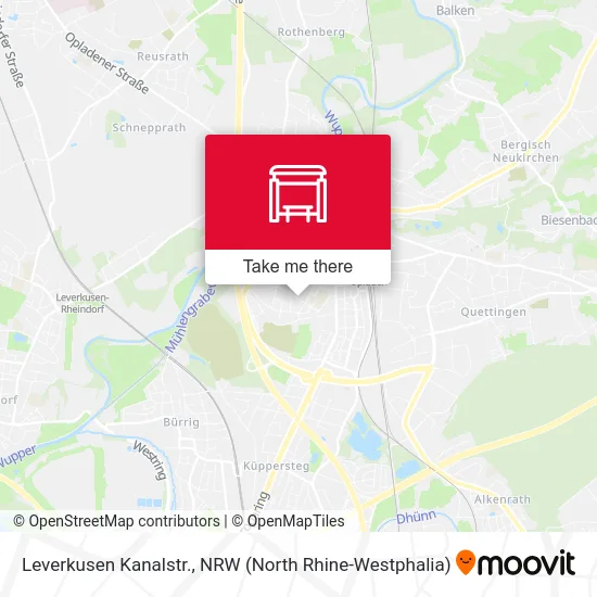 Leverkusen Kanalstr. map