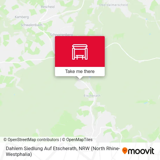 Карта Dahlem Siedlung Auf Etscherath
