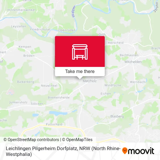 Карта Leichlingen Pilgerheim Dorfplatz