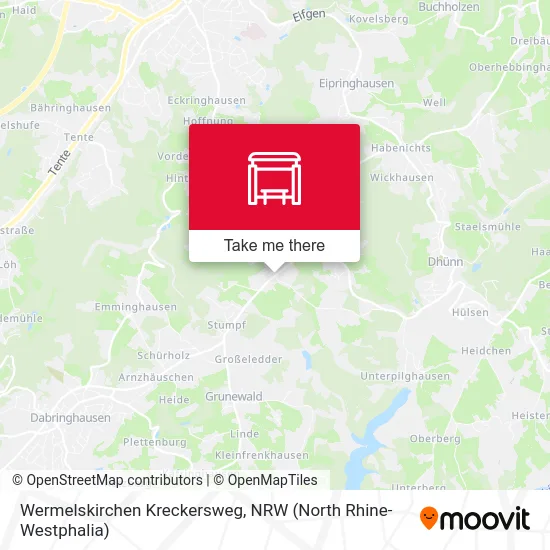 Wermelskirchen Kreckersweg map