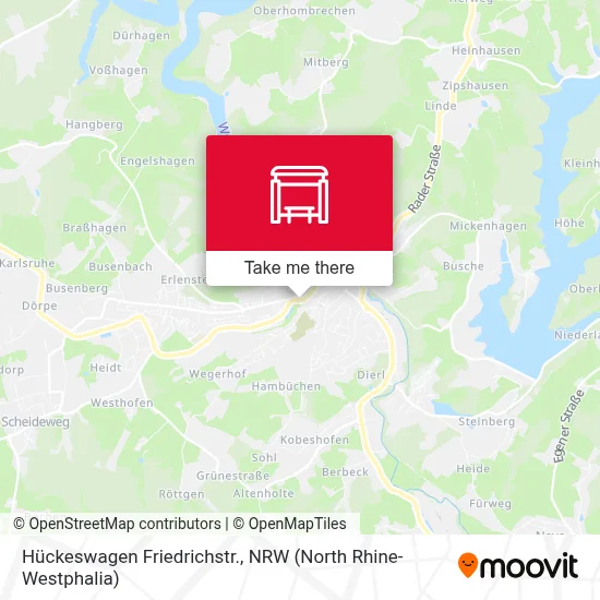 Hückeswagen Friedrichstr. map