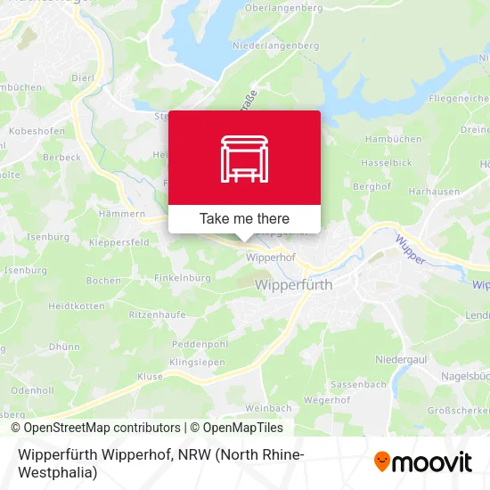 Карта Wipperfürth Wipperhof