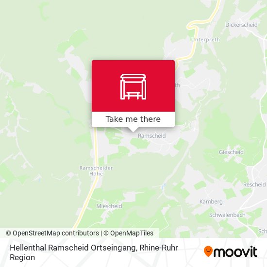 Hellenthal Ramscheid Ortseingang map