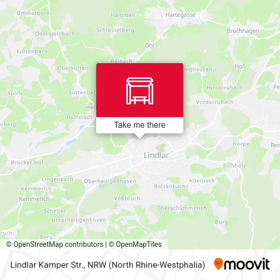 Карта Lindlar Kamper Str.