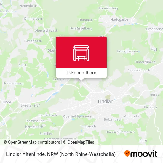 Карта Lindlar Altenlinde